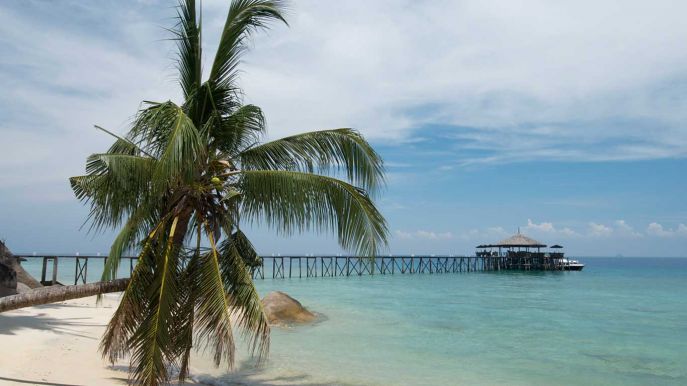 dimsum reizen tropische stranden van tioman eiland west maleisi oostkust