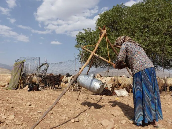 dough maken ghasgai nomaden iran 3