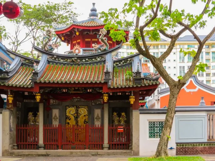 dimsum reizen singapore chinese tempel