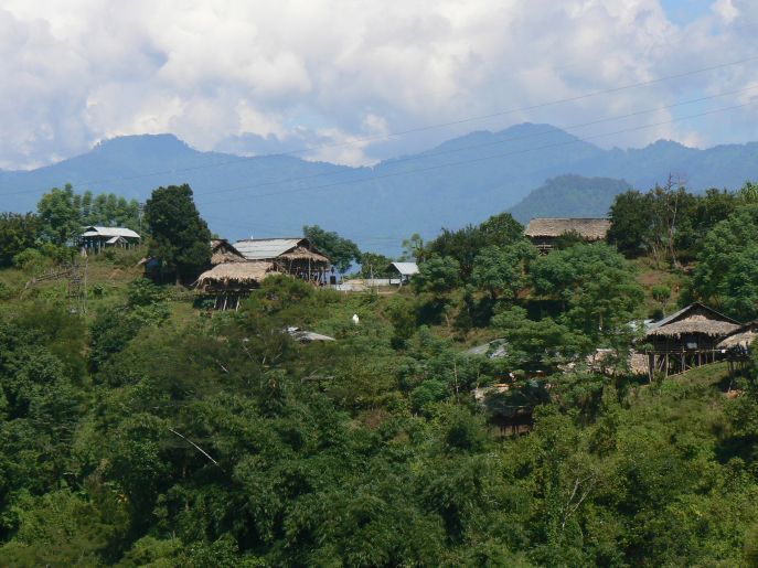 6 noordoost india arunachal pradesh hill miri dorp 2