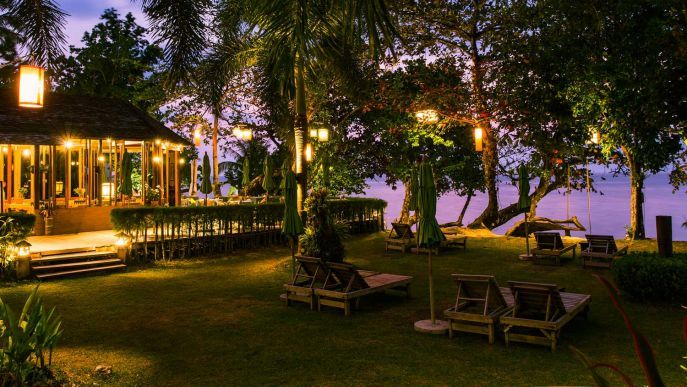 dimsum reizen thailand koh chang gajapuri resort garden 2