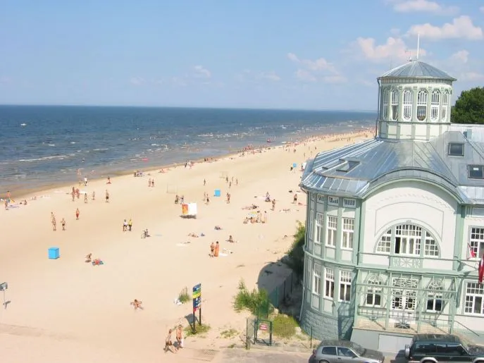 baltische staten letland riga strand in jurmala