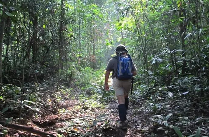 ulu muda earth lodge  trekking