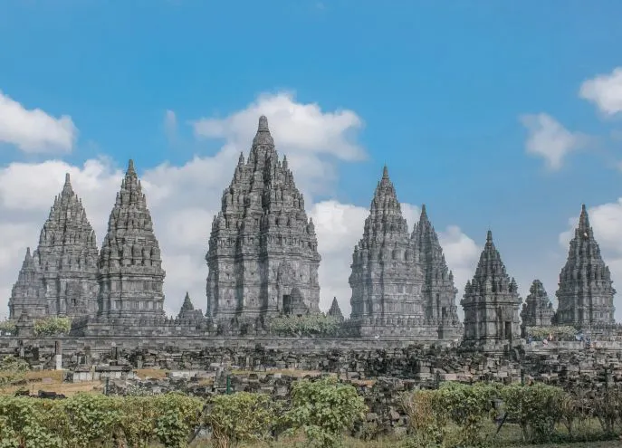 prambanan fietsen java indonesi dimsum reizen
