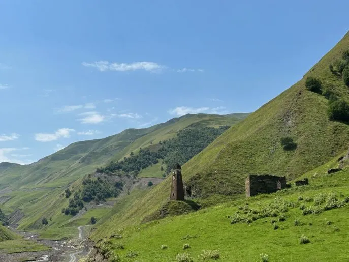 onderweg naar shatili