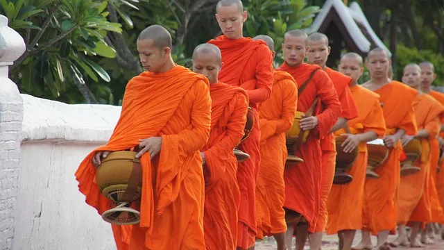 Monniken-Luang-Prabang