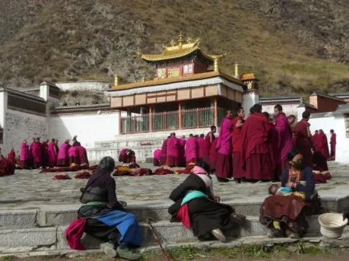 china reis labrang klooster xiahe 3