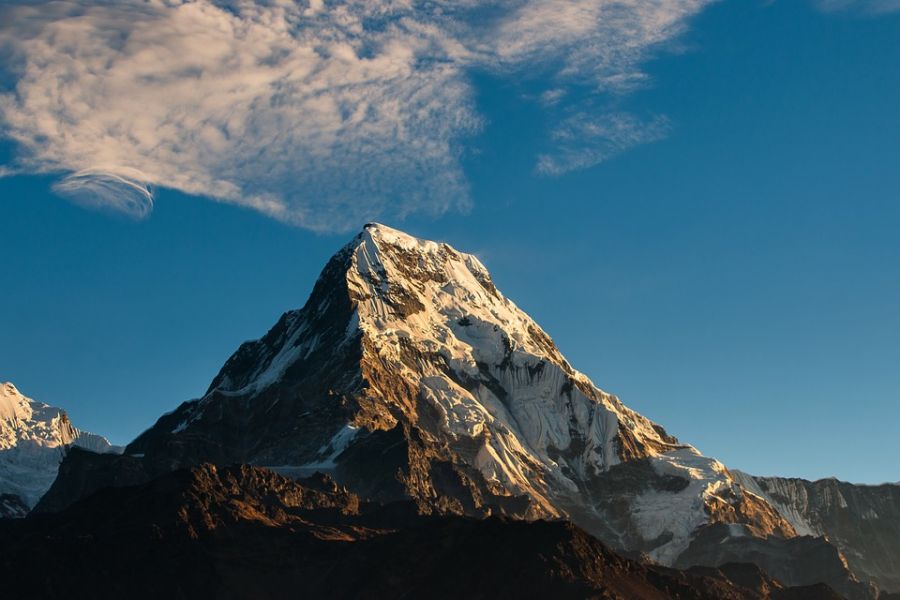 Sfeerafbeelding dimsum reizen annapurna ghorepani trekking bouwsteen