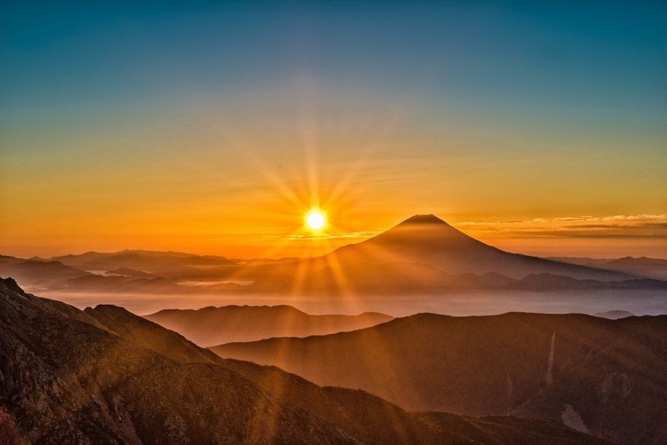 Sfeerafbeelding mt fuji zonsopgang