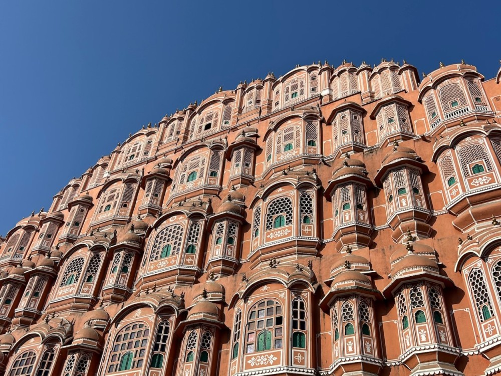 Sfeerafbeelding jaipur india paleis van de wind rajasthan rondreis