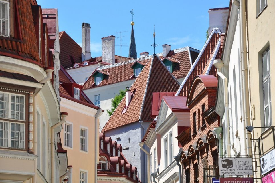 Sfeerafbeelding estland tallinn oude stad architectuur groot