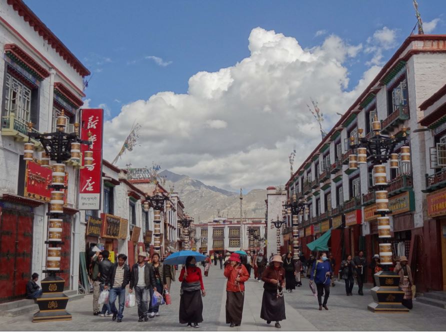 Sfeerafbeelding Tibet Lhasa Barkhor